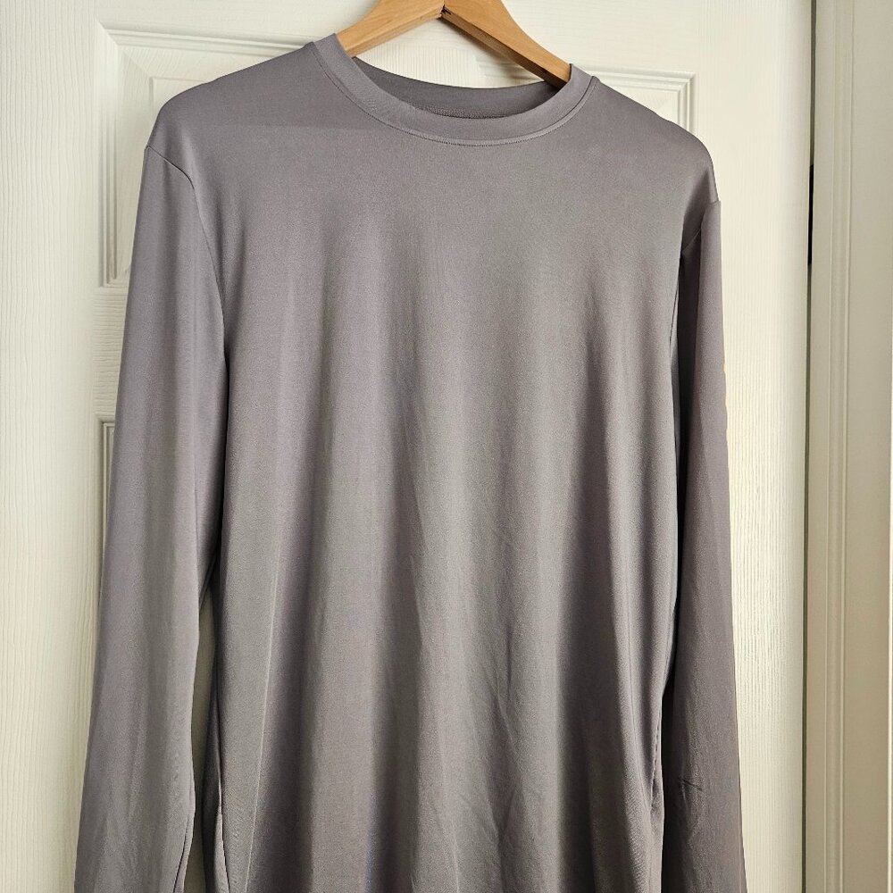 Grey Men's Ripzone Sports Longsleeve Shirt size L